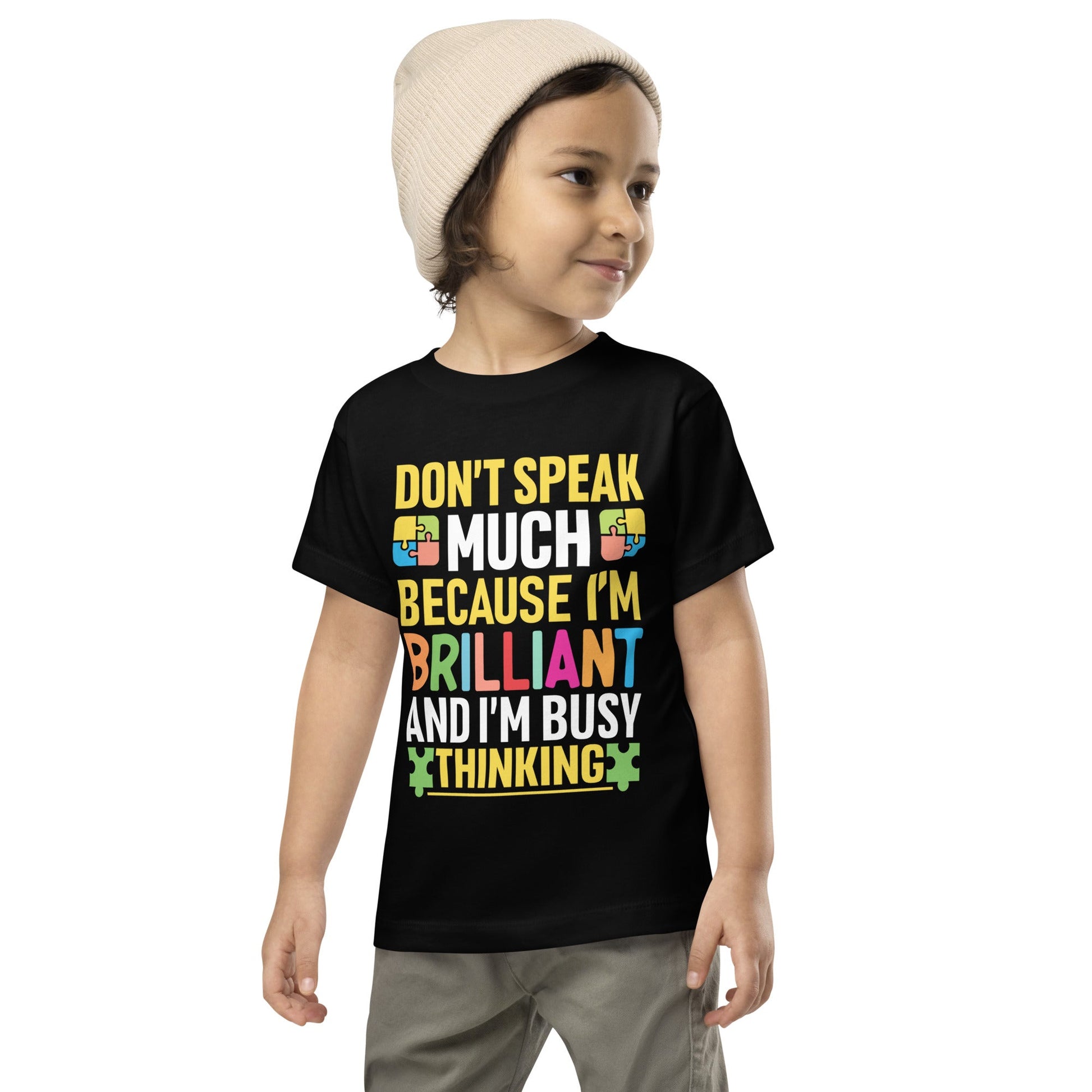 Brilliant And Busy Toddler Short Sleeve Tee - Uniquely Included