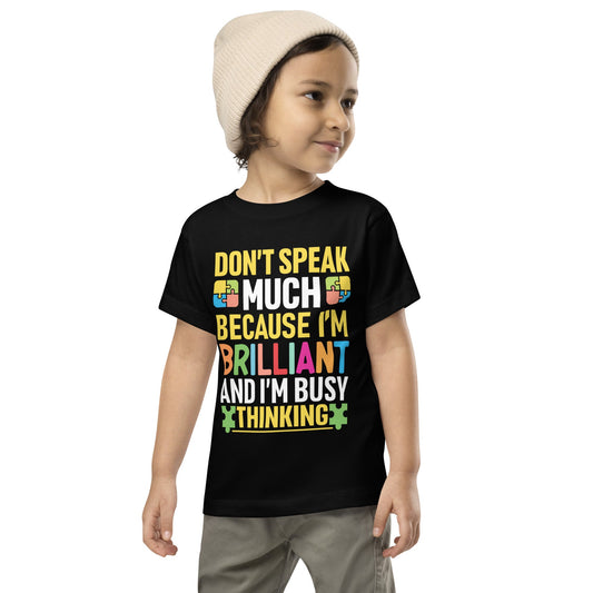 Brilliant And Busy Toddler Short Sleeve Tee