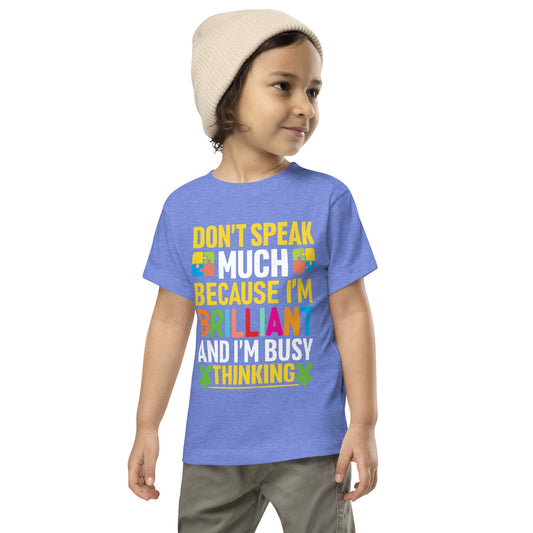 Brilliant And Busy Toddler Short Sleeve Tee