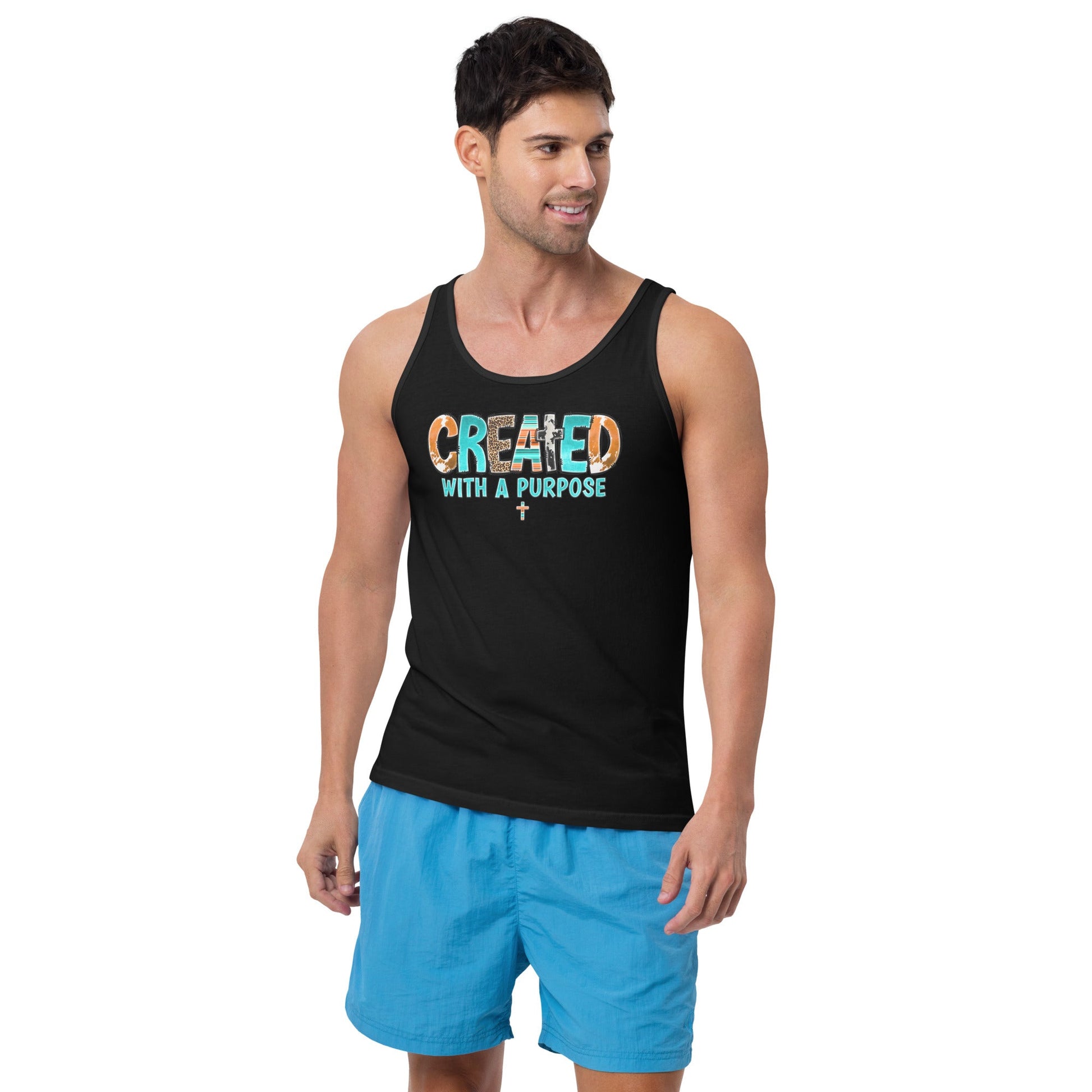 Created With A Purpose Unisex Tank Top - Uniquely Included