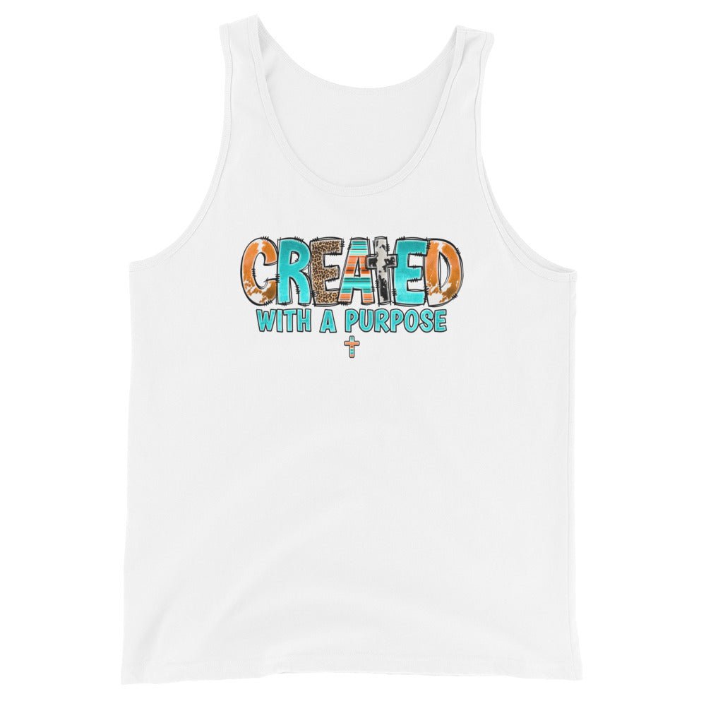 Created With A Purpose Unisex Tank Top - Uniquely Included