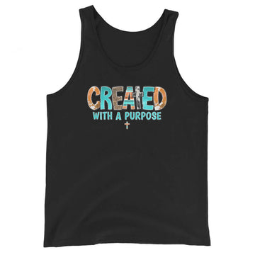 Created With A Purpose Unisex Tank Top - Uniquely Included