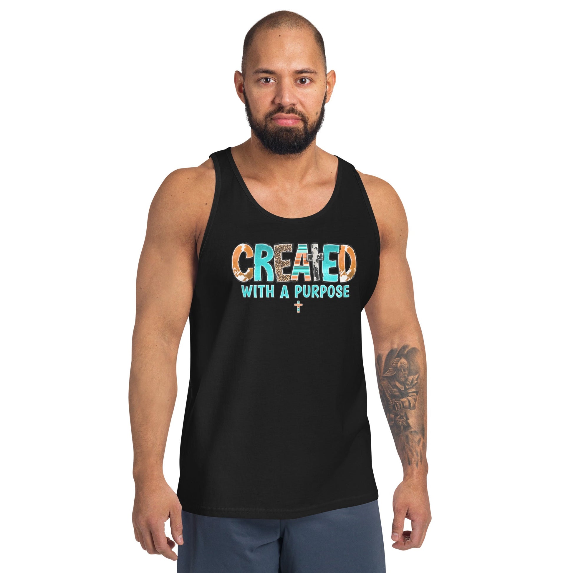 Created With A Purpose Unisex Tank Top - Uniquely Included