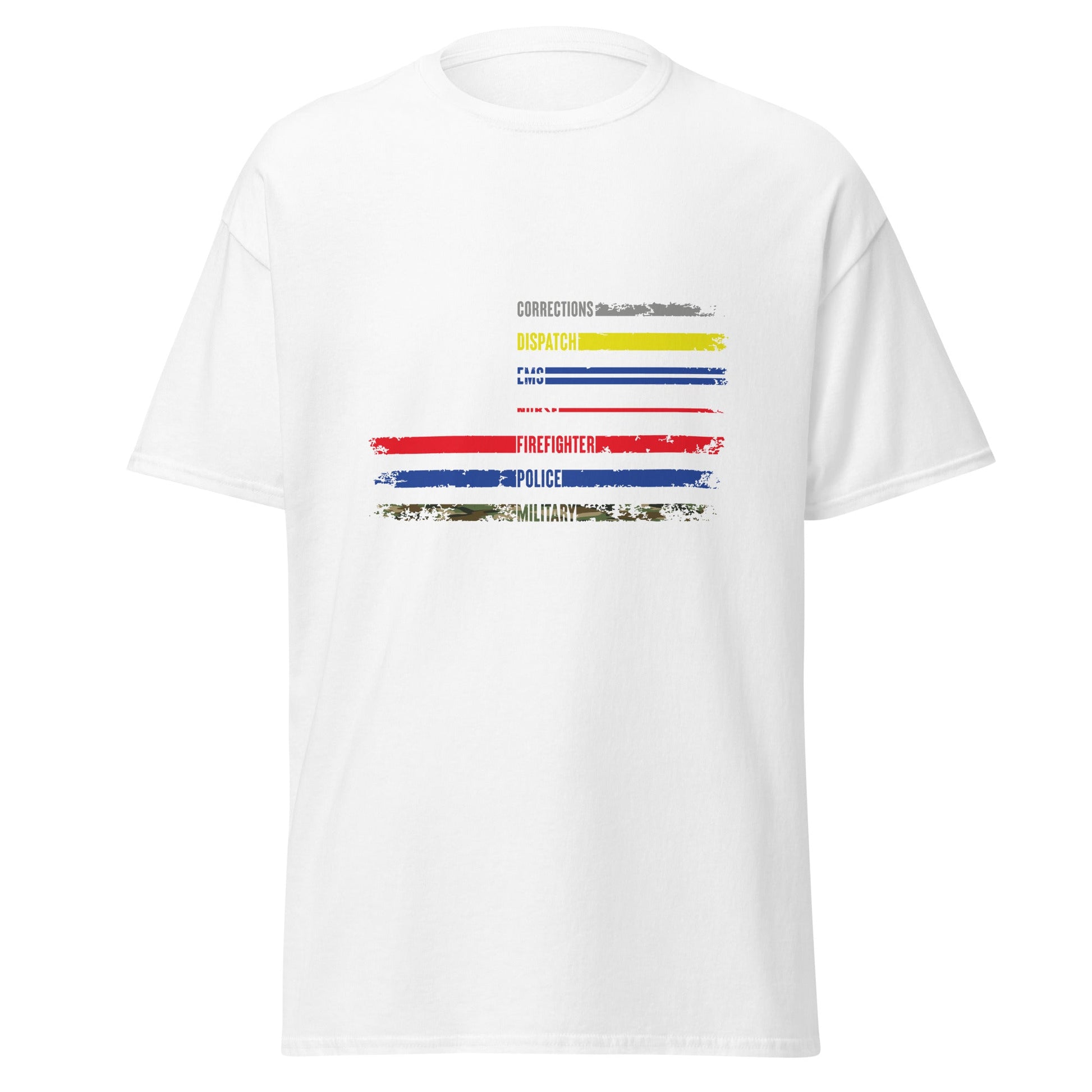 First Responders Flag Men's Classic Tee - Uniquely Included