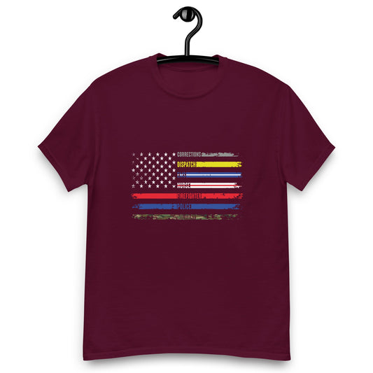 First Responders Flag Men's Classic Tee