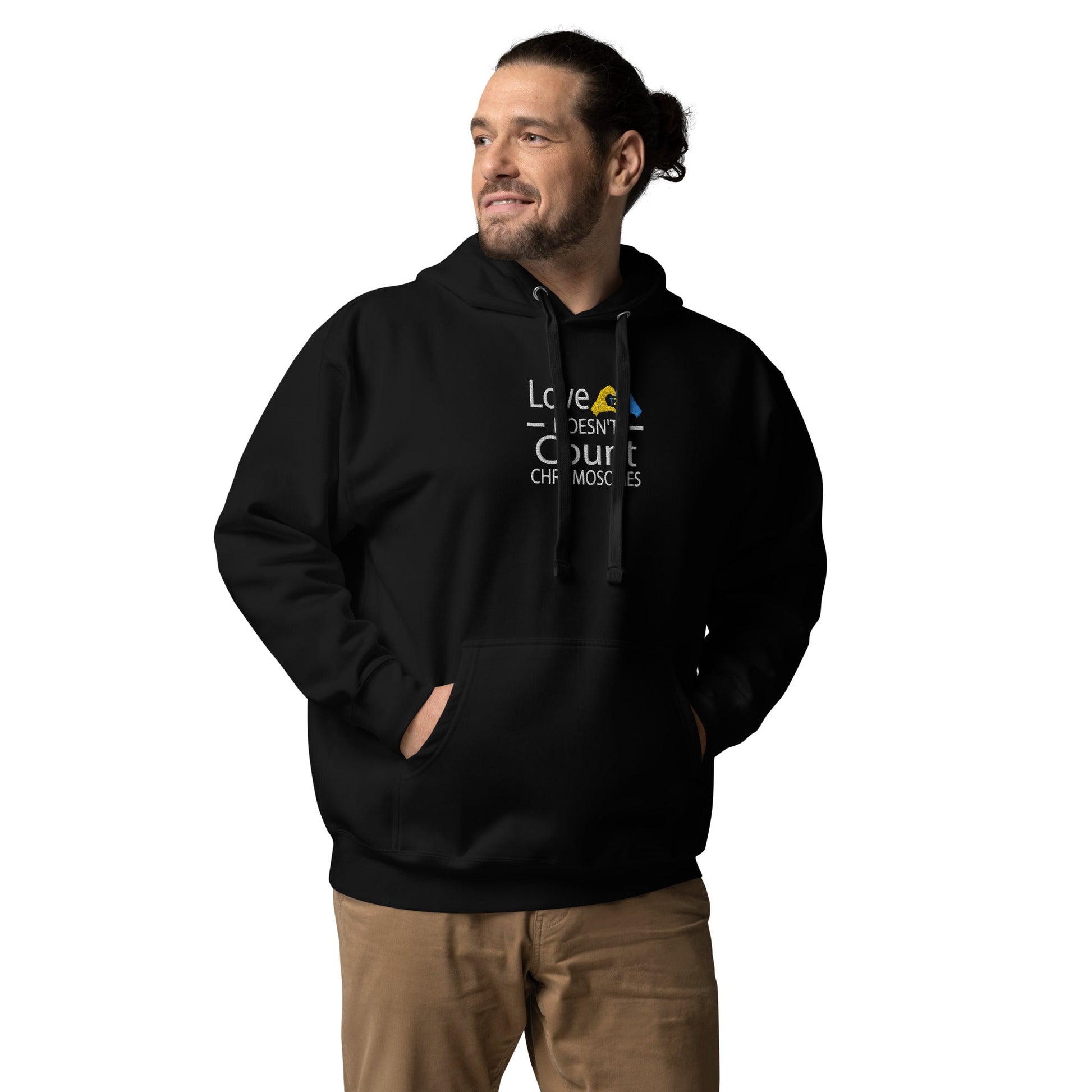 Love Doesn't Count Chromosomes Unisex Hoodie - Uniquely Included