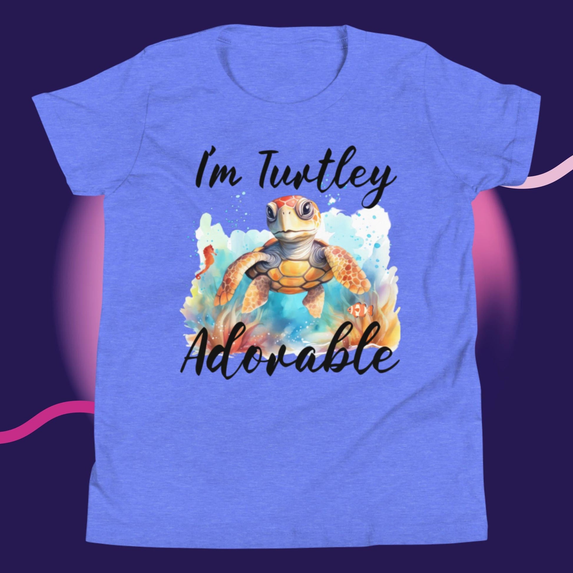Turtley Adorable Kids Short Sleeve T-Shirt - Uniquely Included
