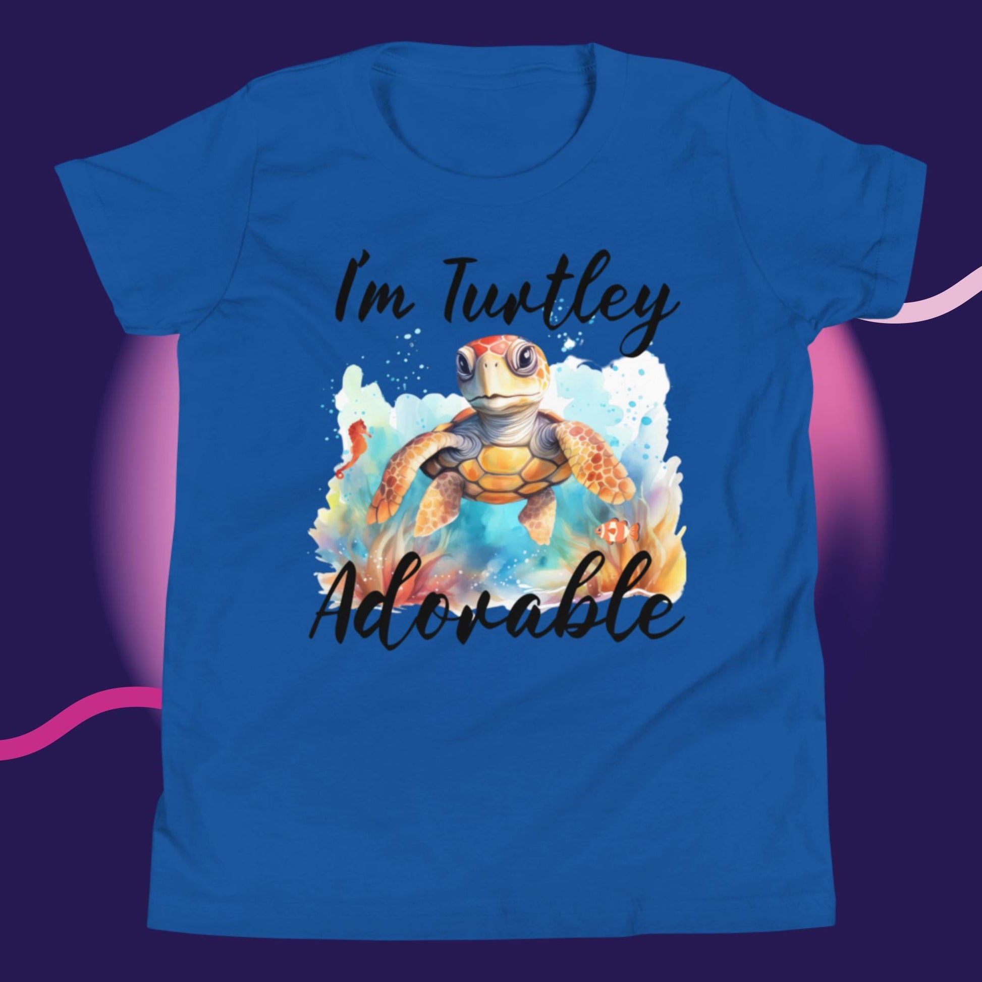 Turtley Adorable Kids Short Sleeve T-Shirt - Uniquely Included